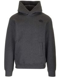 The North Face - Logo Detailed Long-Sleeved Hoodie - Lyst