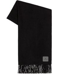 Anine Bing - Augustina Fringed Wool Scarf - Lyst