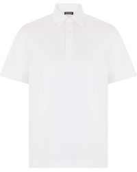ZEGNA - Short-Sleeve Cotton Polo Shirt - Lyst