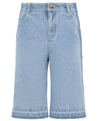 Christopher Esber - Denim Shorts With Belt Loops - Lyst