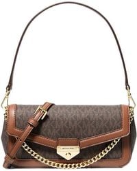 Michael Kors - Soho Small Signature Logo Convertible Crossbody Bag - Lyst