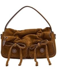 Acne Studios - Multipocket Micro Suede Cross-Body Bag - Lyst