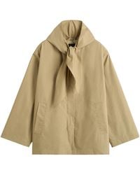 TOTEME - Totême Scarf Detailed Long Sleeved Jacket - Lyst