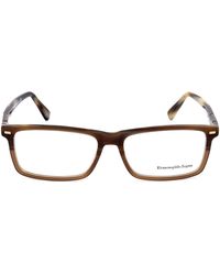 ZEGNA - Rectangle-Frame Glasses - Lyst