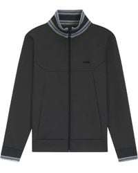 BOSS - Standcollar Zipup Track Jacket - Lyst