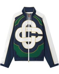 CASABLANCA - Logo Print Track Jacket - Lyst