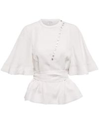 Altuzarra - Ash Peplum Top - Lyst