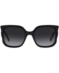 Carolina Herrera - Square Frame Full Rim Sunglasses - Lyst