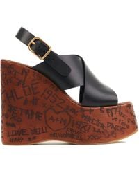 Chloé - Maxime Wedge Sandal - Lyst