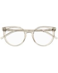 Saint Laurent - Eyewear Sl M147 Oval Glasses And Frames - Lyst