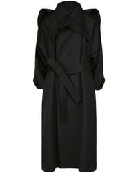 Issey Miyake - Calligraph Oversized Trench Coat - Lyst