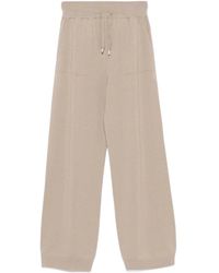 Lorena Antoniazzi - Straight-Leg Drawstring Sweatpants - Lyst