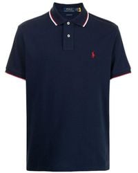 Ralph Lauren - Polo Pony Embroidered Short-Sleeved Polo Shirt - Lyst