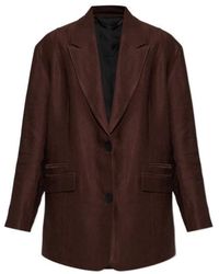 AllSaints - Lapel Long-Sleeved Suit Jacket - Lyst