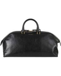 Alberta Ferretti - Logo-Print Leather Tote Bag - Lyst