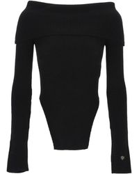 Aniye By - Off-Shoulder Long-Sleeved Bodysuit - Lyst
