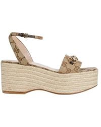 Gucci - Espadrille With Horsebit, Size 35 It - Lyst
