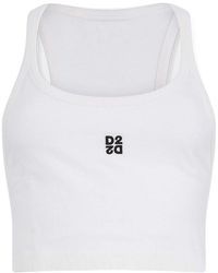 DSquared² - D2 Logo Embroidered Tank Top - Lyst