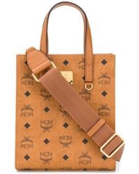 MCM - Monogram Print Tote Bag - Lyst