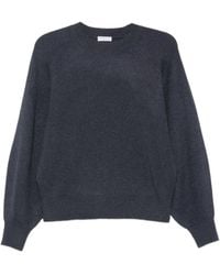 Brunello Cucinelli - Ribbed-Knit Raglan-Sleeve Sweater - Lyst