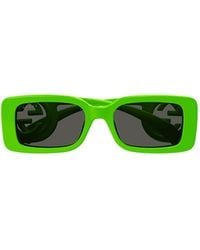 Gucci - Eyewear Rectangular Logo-Detail Sunglasses - Lyst