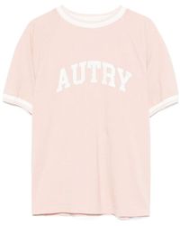 Autry - Logo-Printed Crewneck T-Shirt - Lyst