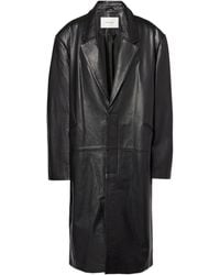 Entire studios - Oversized Leather Coat - Lyst
