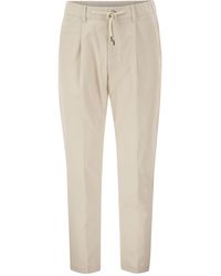 Herno - Technical Fabric Drawstring Trousers - Lyst