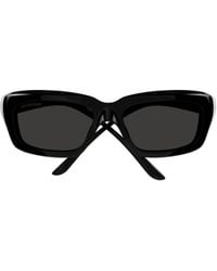 Balenciaga - Eyewear Rectangle Frame Sunglasses - Lyst