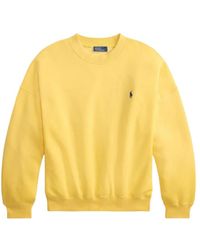 Polo Ralph Lauren - Logo Embroidered Crewneck Sweatshirt - Lyst