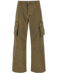 Golden Goose - Cargo Pants With Wide Leg And Pockets - Lyst
