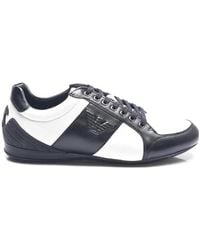 Emporio Armani - Logo Casual Sneakers - Lyst