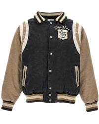 Rhude - And Khaki Cotton Washed Bomber Jacket - Lyst