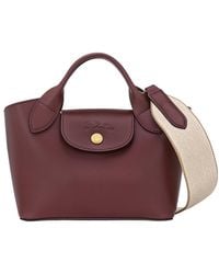Longchamp - Pure Xs Logo-Embossed Tote Bag - Lyst