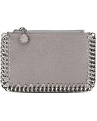 Stella McCartney - Falabella Zip Cardholder Wallet - Lyst