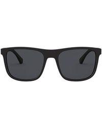 Emporio Armani - Square Frame Sunglasses - Lyst