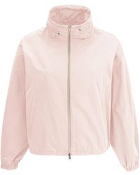 Herno - Drawstring Zip-Up Jacket - Lyst