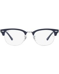 Ray-Ban - Clubmaster Browline Frame Glasses - Lyst