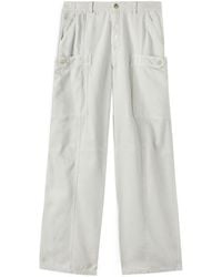 Palm Angels - Wide-Leg Mid-Rise Trousers - Lyst