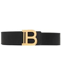 Balmain - B Logo Buckle Belt - Lyst