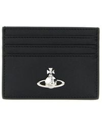 Vivienne Westwood - Orb Logo Card Holder Wallet - Lyst