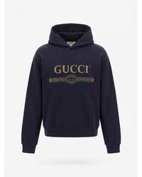 Gucci - Logo Print Hoodie - Lyst