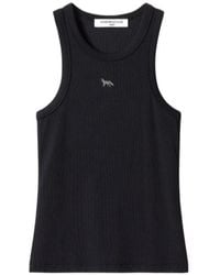 Maison Kitsuné - Maison Kitsuné Baby Fox Ribbed Tank Top - Lyst