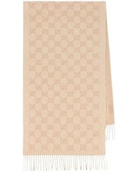 Gucci - Gg Cashmere Lamé Scarf - Lyst