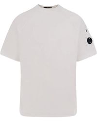 C.P. Company - Short Sleeve Lens Sweatshirt - Lyst