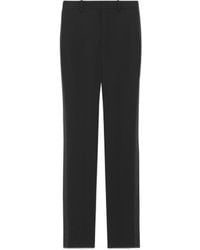 Saint Laurent - Straight-Leg Knitted Trousers - Lyst