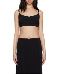 Rabanne - Rabanne Bow-Embellished Hook Tank Top - Lyst