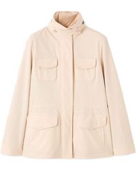 Loro Piana - Zipped High Neck Coat - Lyst