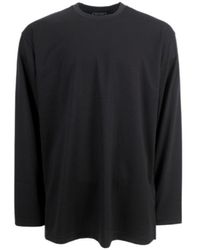 Y-3 - Long Sleeved Crewneck T-Shirt - Lyst