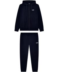 Emporio Armani - Logo-Print Hoodie - Lyst